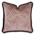 Watson Diamond Decorative Pillow in Plum