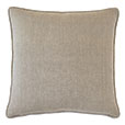 Breeze Mitered Decorative Pillow in Linen