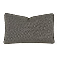 Nigel Greek Key Decorative Pillow in Graphite