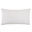 Banks Abstract Decorative Pillow In White