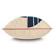 Belleair Zipper Decorative Pillow in Navy