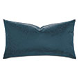 Nevin Vegan Leather Decorative Pillow in Denim
