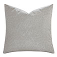 Nevin Vegan Leather Decorative Pillow in Light Gray