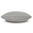 Nevin Vegan Leather Decorative Pillow in Light Gray