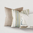 Stern Handpainted Decorative Pillow