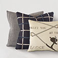 Lodge Burlap Decorative Pillow