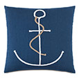 Isle Braided Anchor Decorative Pillow