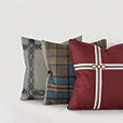 Kilbourn Houndstooth Ribbon Decorative Pillow