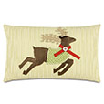 Jingle Reindeer Decorative Pillow