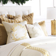 Glisten Handpainted Decorative Pillow