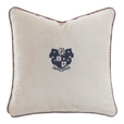 Ladue Faux Suede Accent Pillow In Taupe