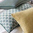 Twin Palms Textured Decorative Pillow