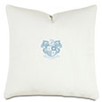 Bel Air Embroidered Decorative Pillow In Sky