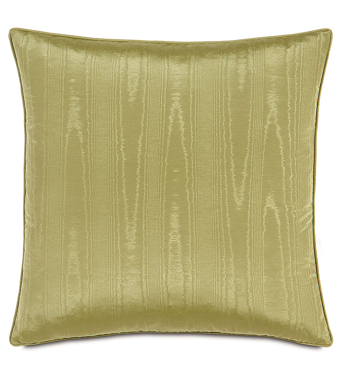 Pearl Apple With Sm Welt - CHARTREUSE PILLOW,CHARTREUSE SILK,SHINY GREEN PILLOW,FAUX SILK,REVERSIBLE GREEN PILLOW,LIME GREEN,CHARTREUSE,CONTEMPORARY,CASUAL,SOLID GREEN,SHINY,METALLIC,JEWEL TONED PILLOW