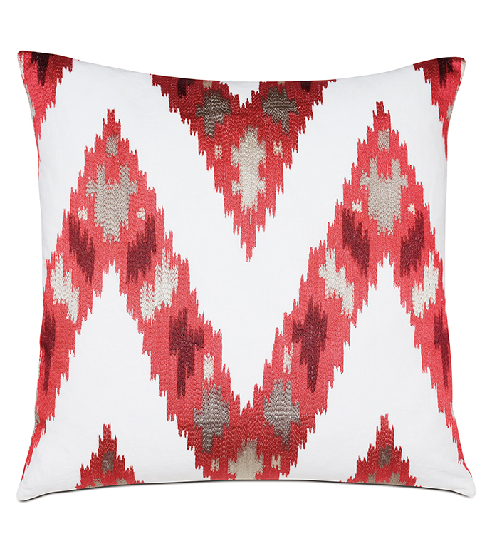 Nardo Crimson Decorative Pillow - ,