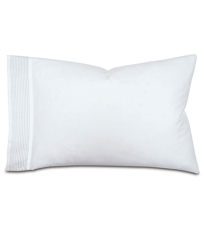 Marsden Dove Pillowcase - pillowcase,dove pillowcase,sheeting,fine linens,bedding,luxury sheets,high-end sheets,high-quality sheets,200 thread count,percale cases,Egyptian cotton pillow cases