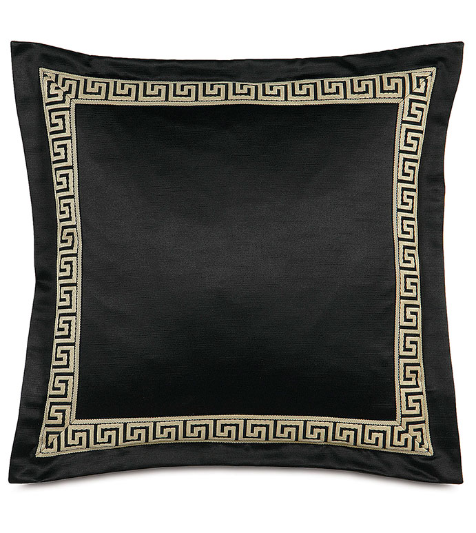 Abernathy Greek Key Decorative Pillow