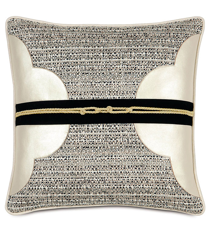 Abernathy Quatrefoil Decorative Pillow