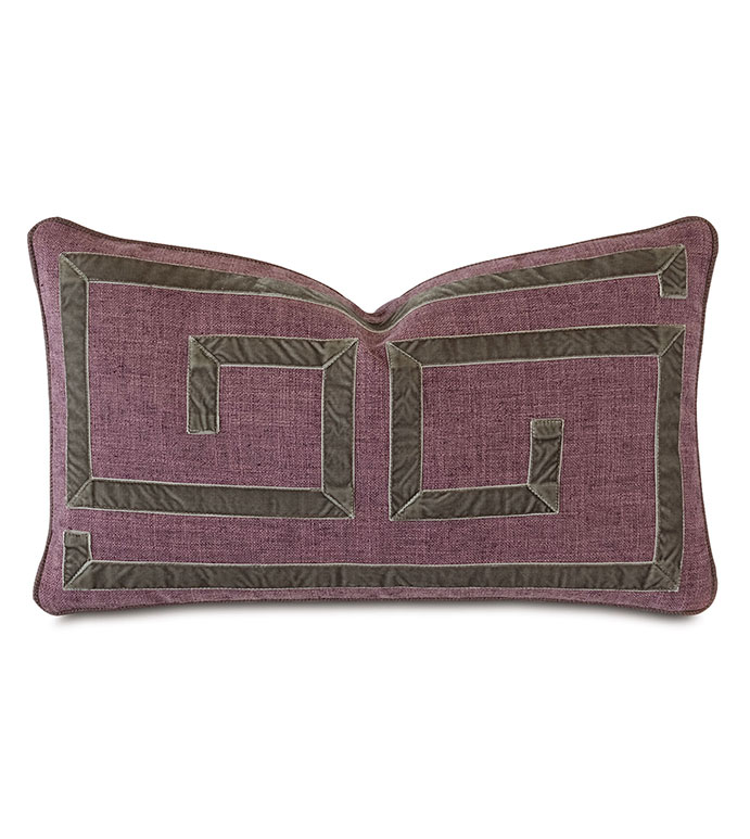 Sherlock Ribbon Decorative Pillow in Olive