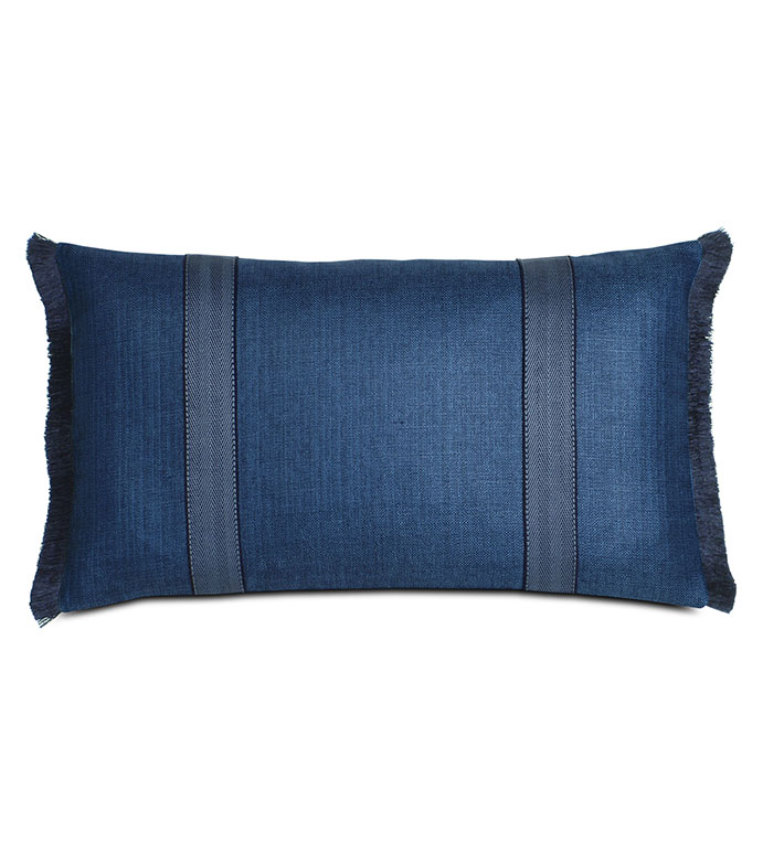 Meridian Brush Fringe Decorative Pillow