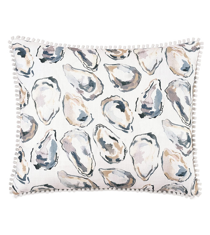 Highcliffe Oyster Decorative Pillow