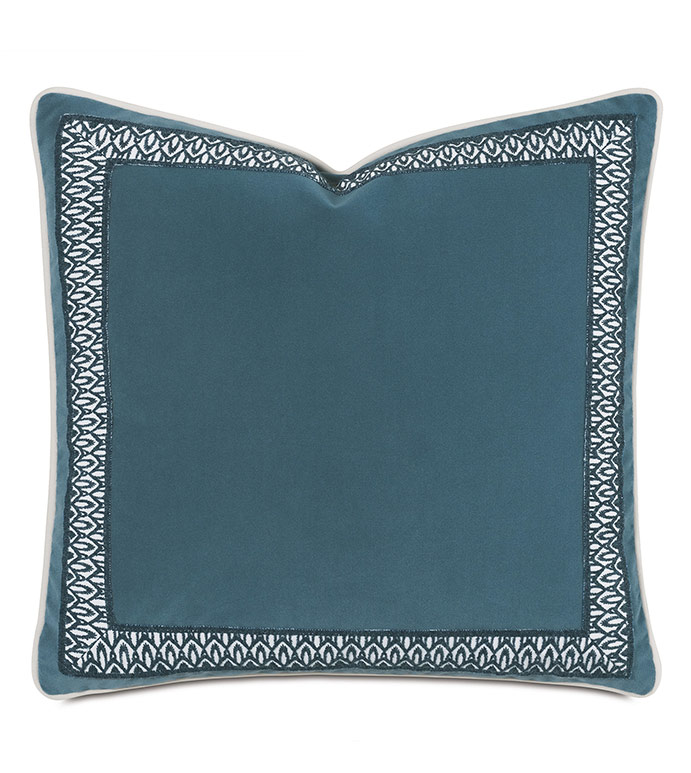 Amu Embroidered Border Decorative Pillow