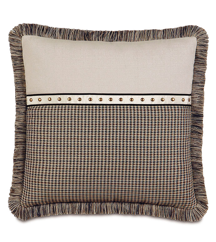 Aiden Nailhead Decorative Pillow