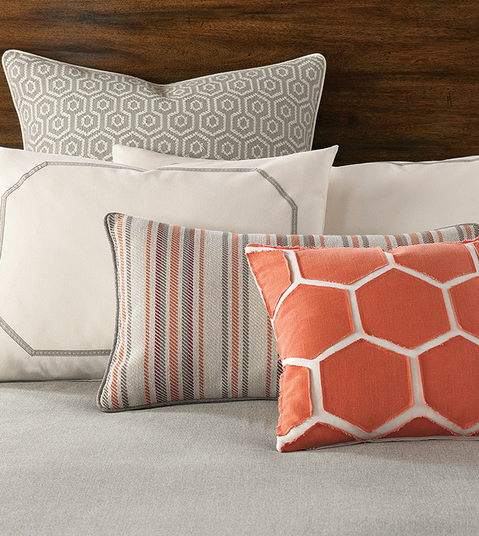 Breeze Tangerine Accent Pillow