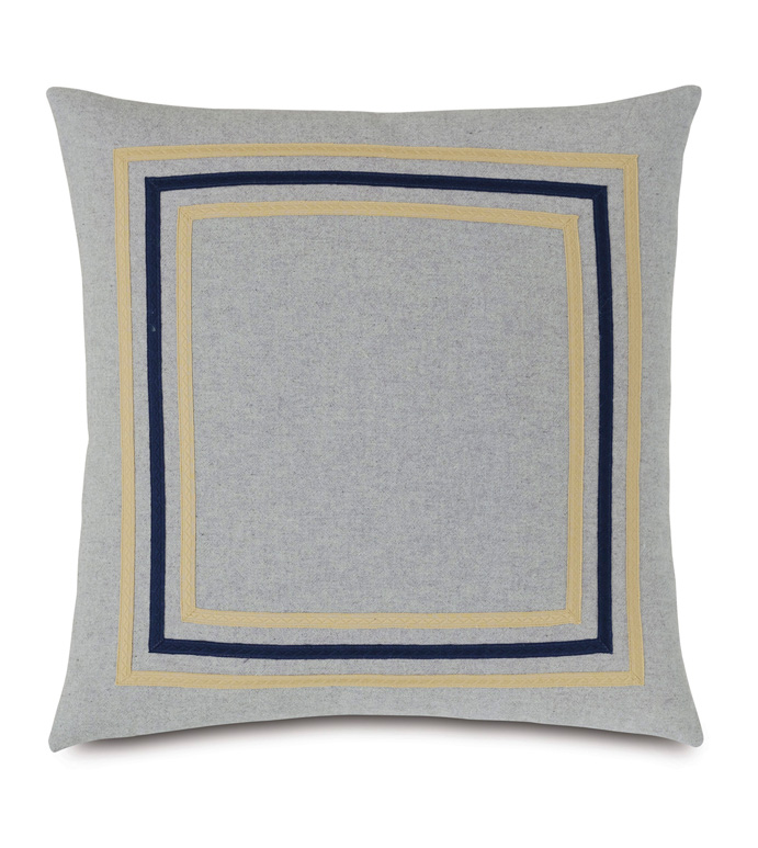 Sprouse Mitered Ribbon Decorative Pillow