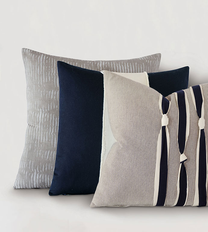 Persea Broken Stripe Decorative Pillow