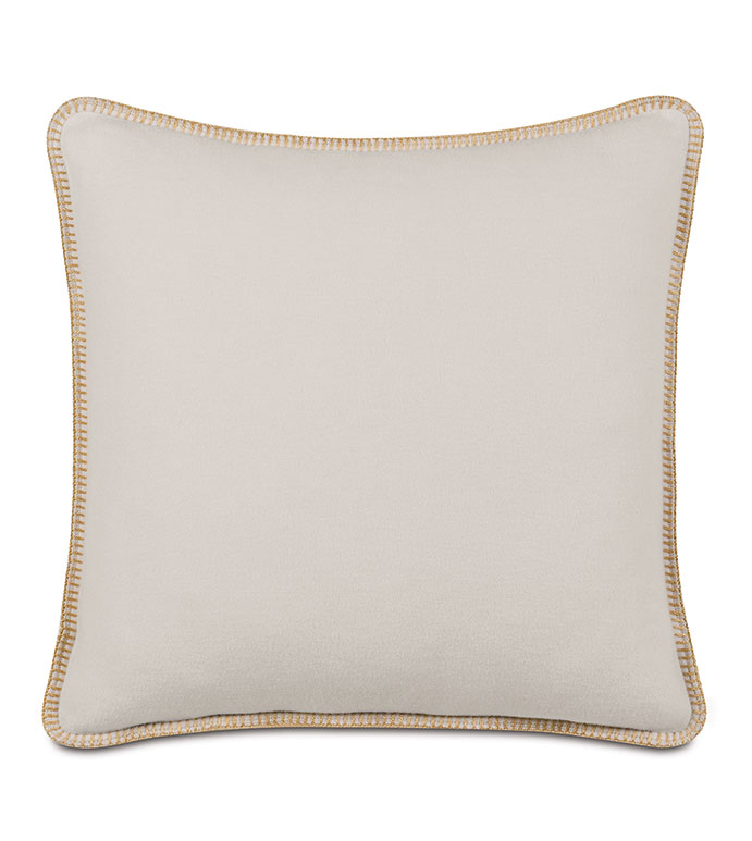Pattinson Blanket Stitch Decorative Pillow