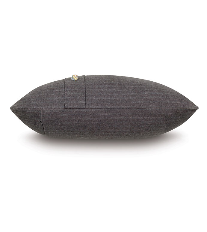 Pattinson Button Detail Decorative Pillow