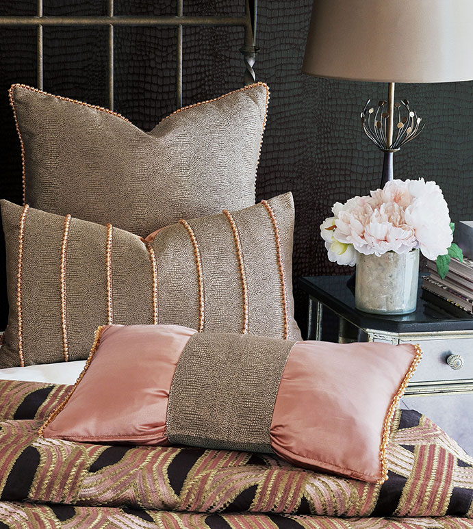 Arwen Bead Detail Decorative Pillow