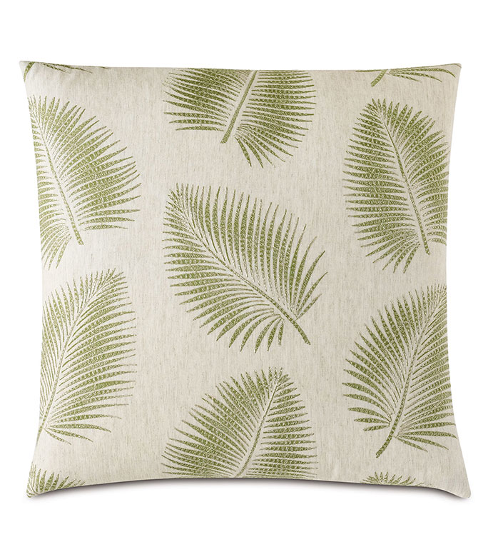 Areca Palm Leaf Decorative Pillow