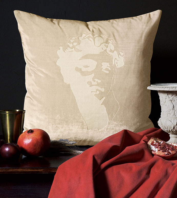 Antiquity David Decorative Pillow