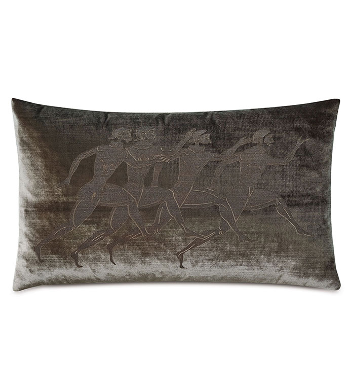 Antiquity Athletes Decorative Pillow