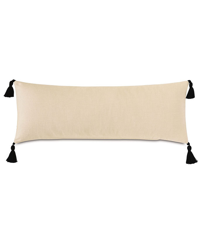 Seydou Tassel Decorative Pillow in Natural