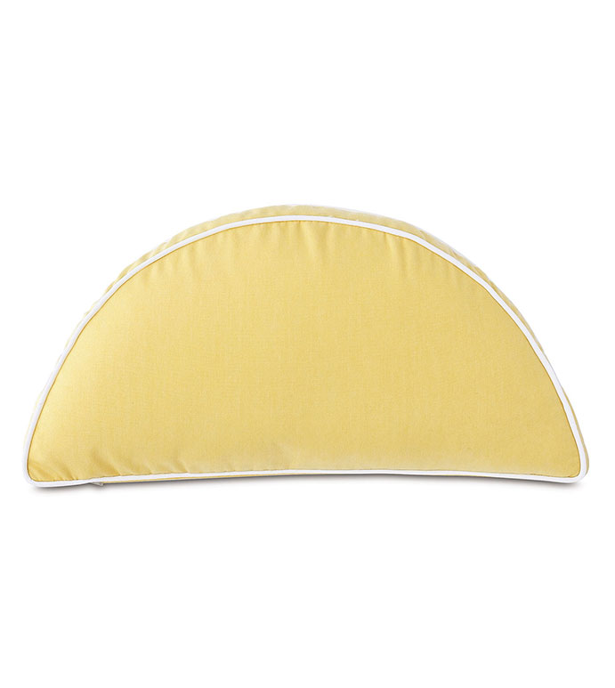 Palencia Handpainted Citrus Decorative Pillow in Yellow