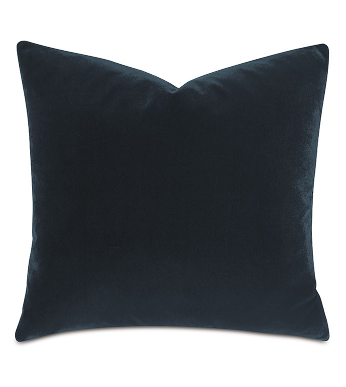 Capra Faux Mohair Decorative Pillow in Charcoal