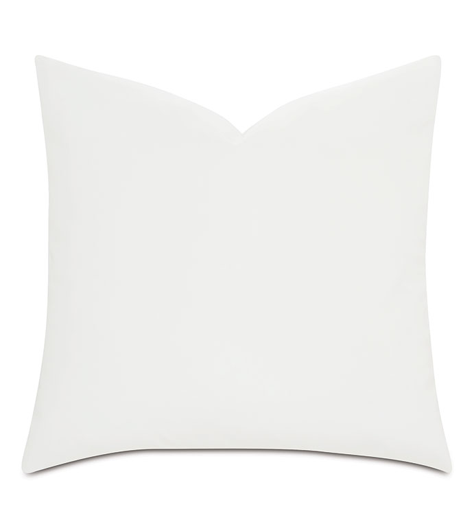 Nevin Vegan Leather Decorative Pillow in Cloud