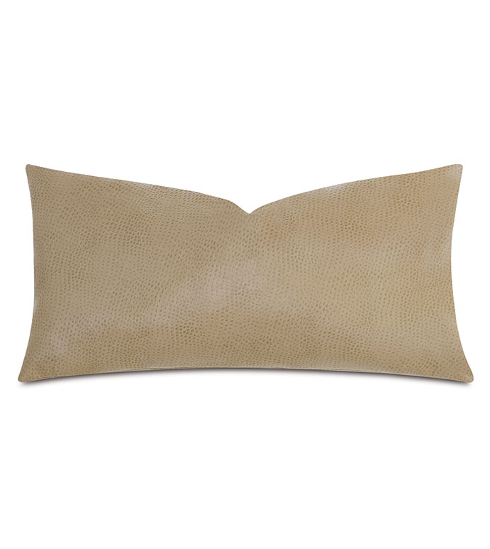 Scarpa Pebbled Decorative Pillow in Caramel
