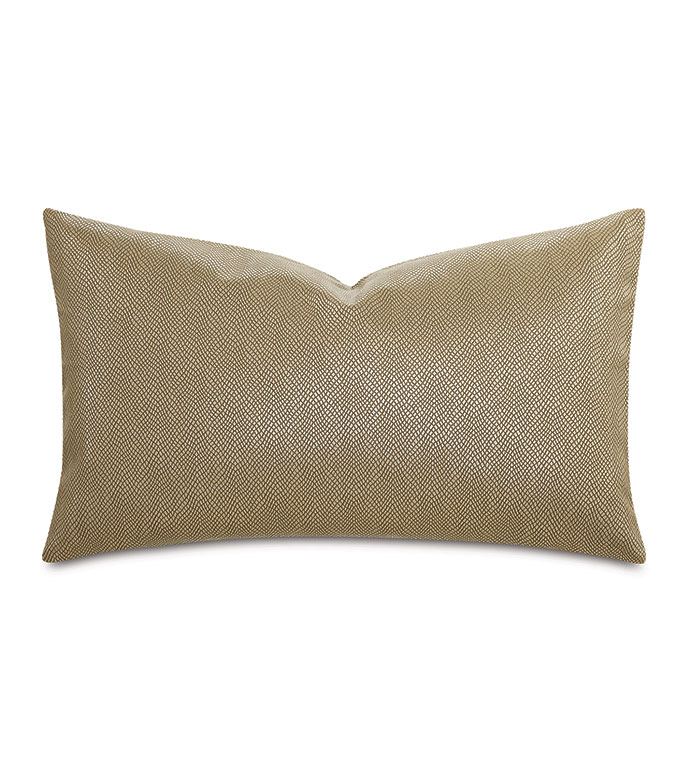 Janus Reptilian Decorative Pillow in Gold