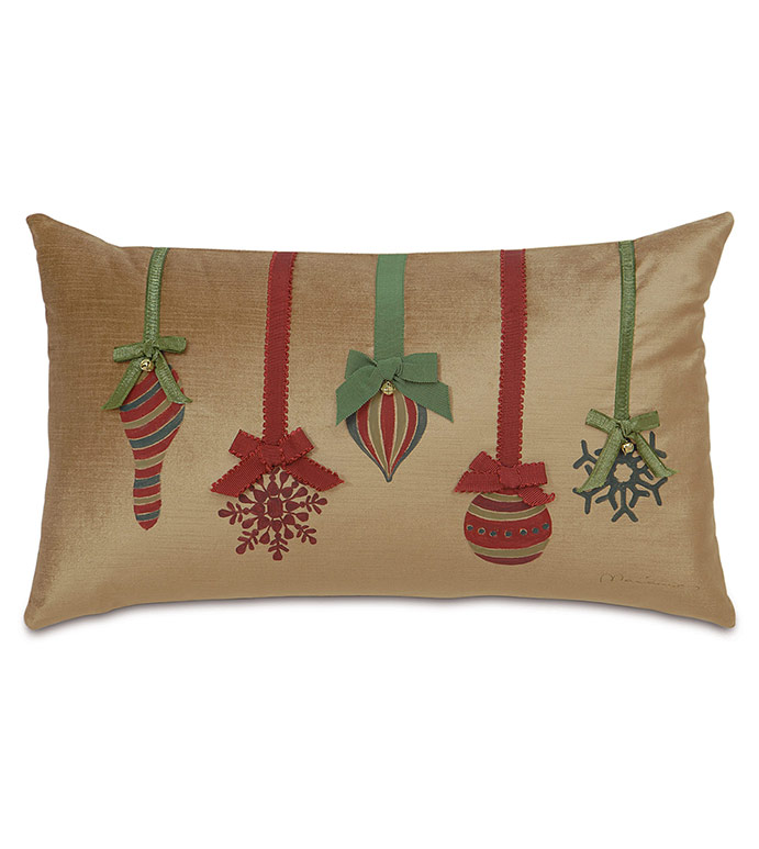 Lucerne Ornaments Decorative Pillow in Gold