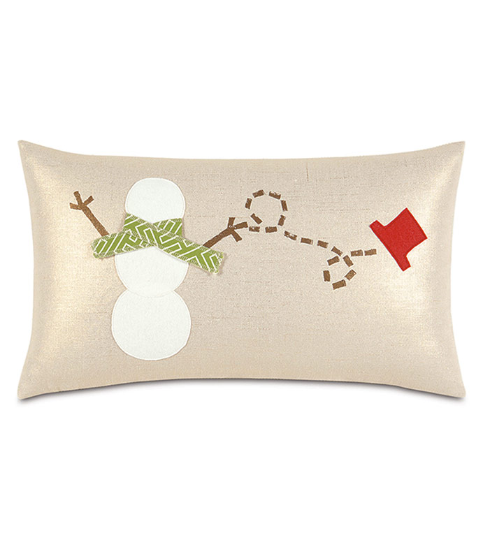 Lilly Snowman Decorative Pillow