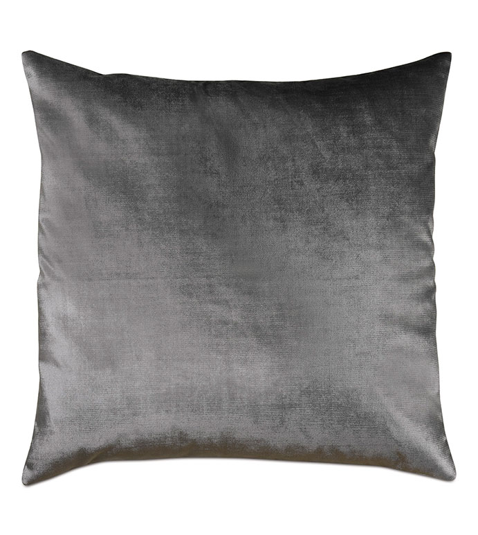 Geode Velvet Decorative Pillow in Pewter