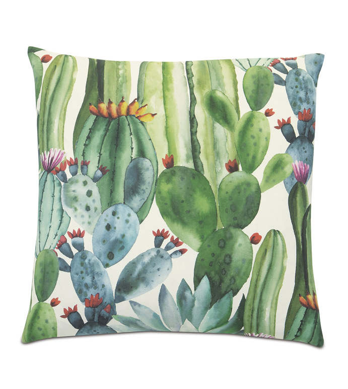 Agave Cactus Decorative Pillow