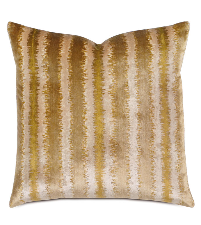 Luxe Striped Decorative Pillow