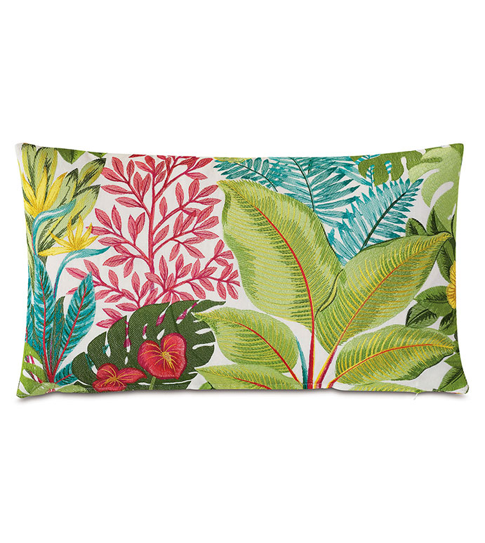 St Barths Embroidered Decorative Pillow