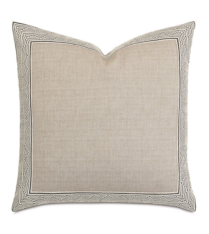 Carmel Mitered Border Decorative Pillow