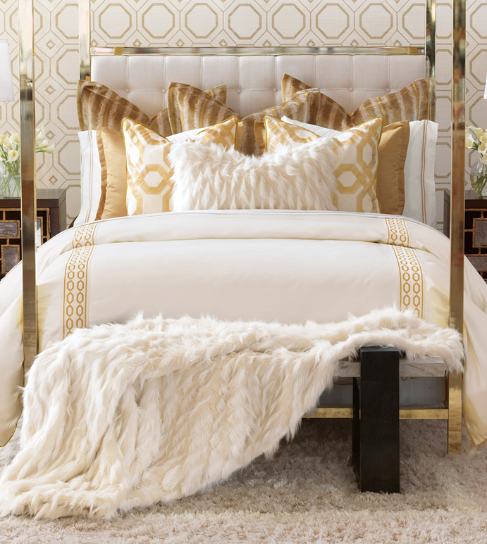 Luxe Faux Fur Decorative Pillow